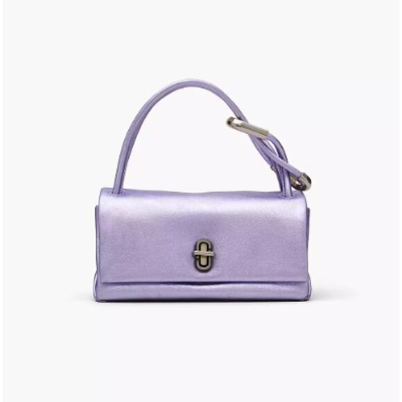 Marc Jacobs Lilac The Metallic Mini Dual Bag - Picture 1 of 11